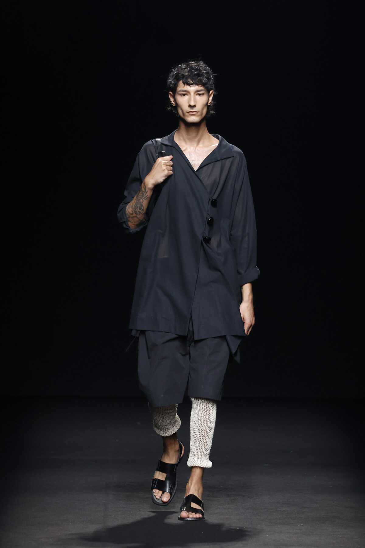 Crossed Oversized Shirt